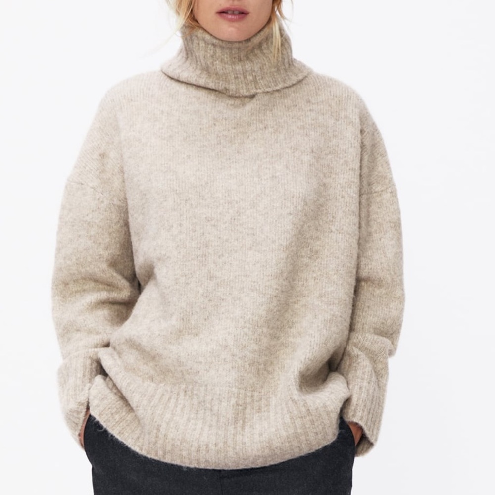Zara High Collar Neck Sweater